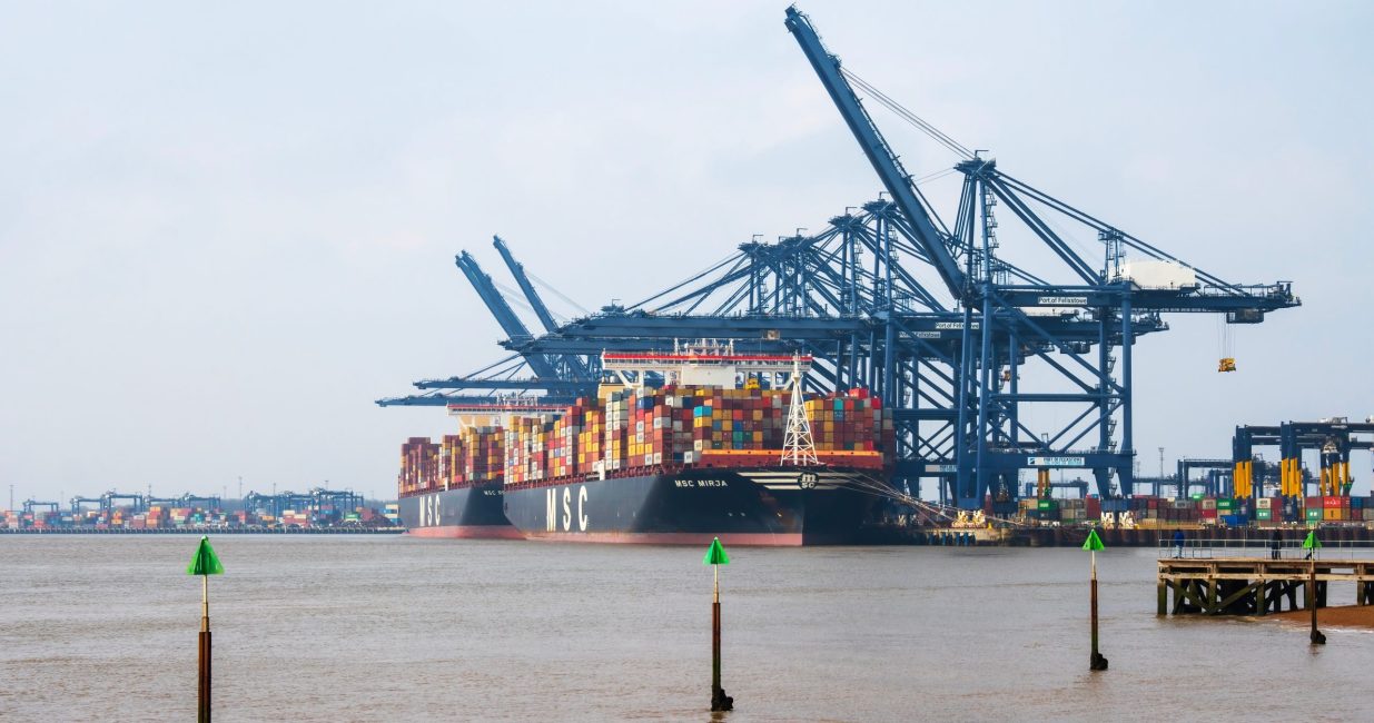 Port,Of,Felixstowe,,Uk,-,Saturday,8th,April,2023:,The